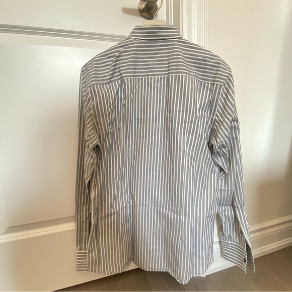 Versace Collection Stripped Long Sleeve Men Shirt Size M - Picture 8 of 12